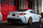 Lexus RC F on Vossen Wheels (VPS-302) 2017 года